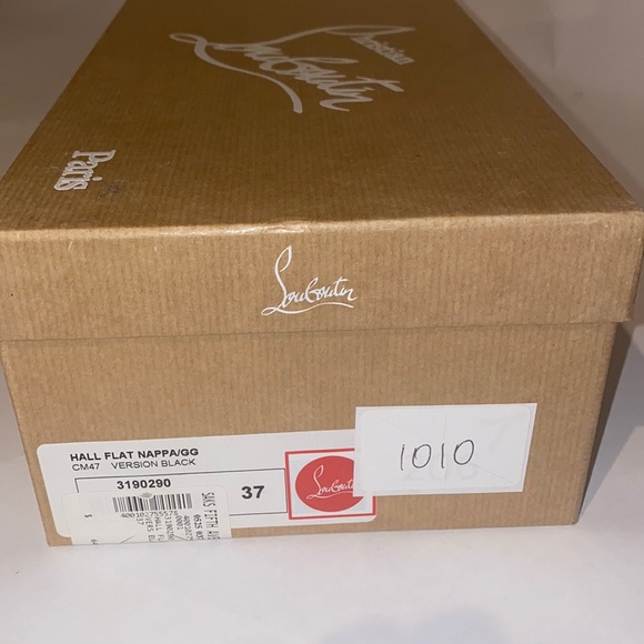*Auth* Christian Louboutin Hall Flat Napa Flat - Picture 11 of 12